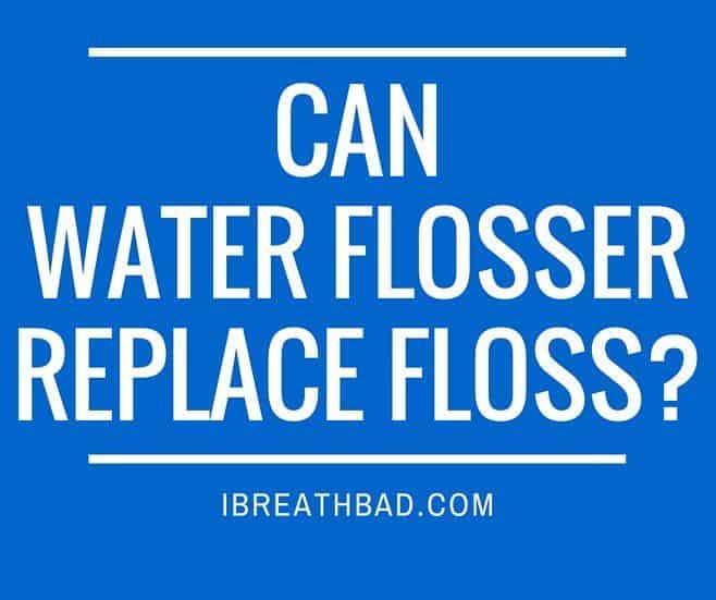 can water flosser replacee floss