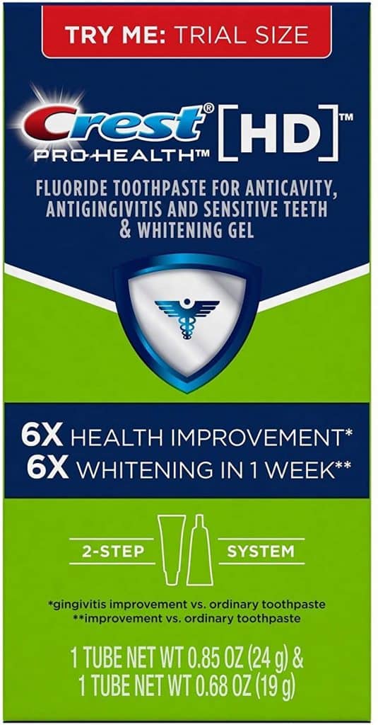 Crest Pro-Health HD Daily Two-Step Toothpaste System