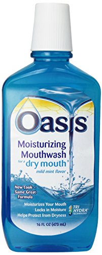 Oasis Moisturizing Mouthwash, For A Dry Mouth, Mild Mint, 16 Fl oz (473 ml)